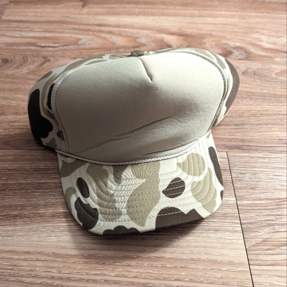 Nos Camo Snapback Trucker Hat Nissin